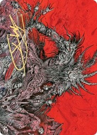 Varragoth, Bloodsky Sire Art Card (Gold-Stamped Signature) [Kaldheim Art Series] | Jomio and Rueliete's Cards and Comics