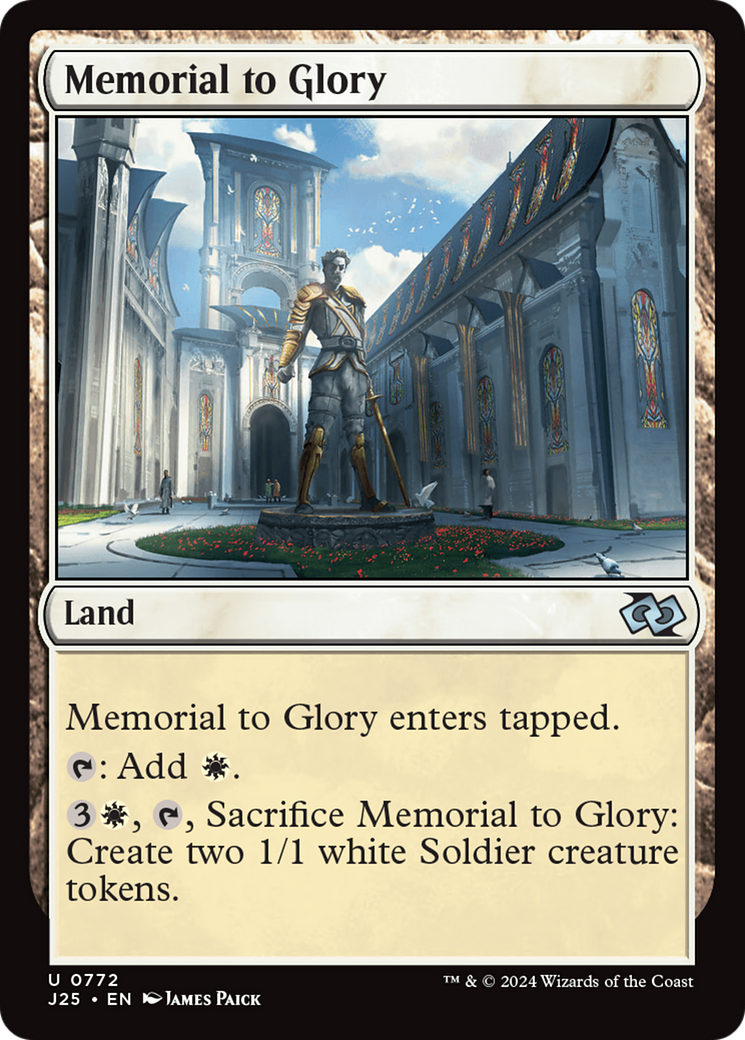 Memorial to Glory [Foundations Jumpstart] | Jomio and Rueliete's Cards and Comics