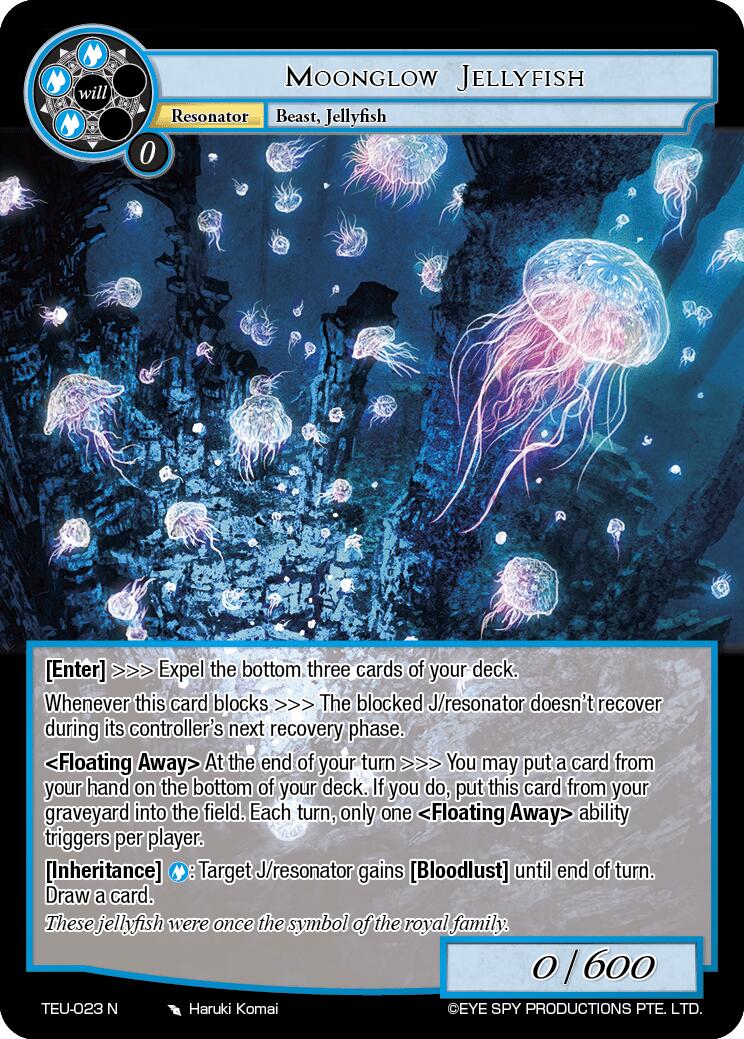 Moonglow Jellyfish (TEU-023 N) [Timeless Eclipse of the Underworld] | Jomio and Rueliete's Cards and Comics