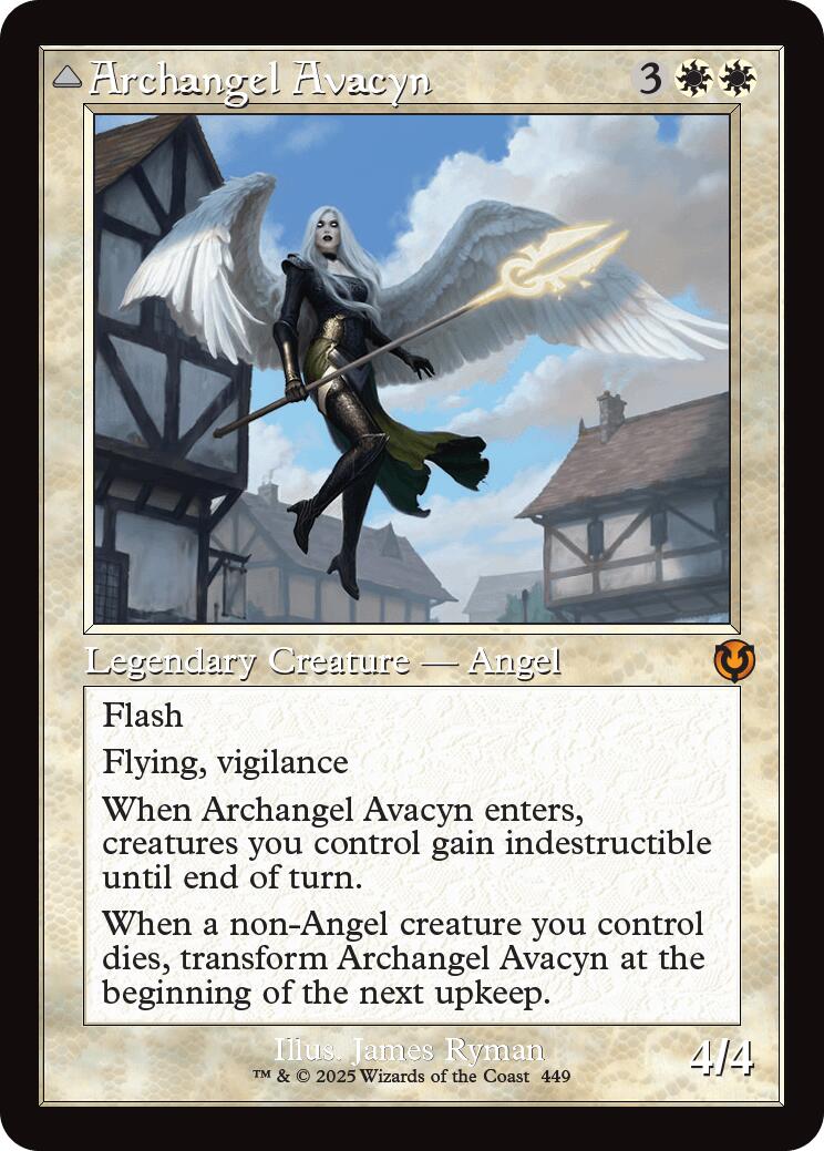 Archangel Avacyn // Avacyn, the Purifier (Retro Frame) [Innistrad Remastered] | Jomio and Rueliete's Cards and Comics