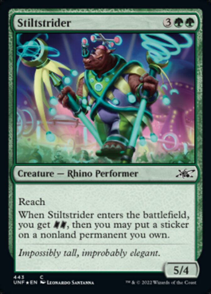 Stiltstrider (Galaxy Foil) [Unfinity] | Jomio and Rueliete's Cards and Comics