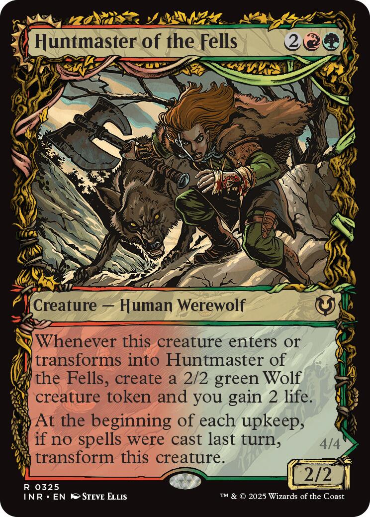 Huntmaster of the Fells // Ravager of the Fells (Showcase) [Innistrad Remastered] | Jomio and Rueliete's Cards and Comics