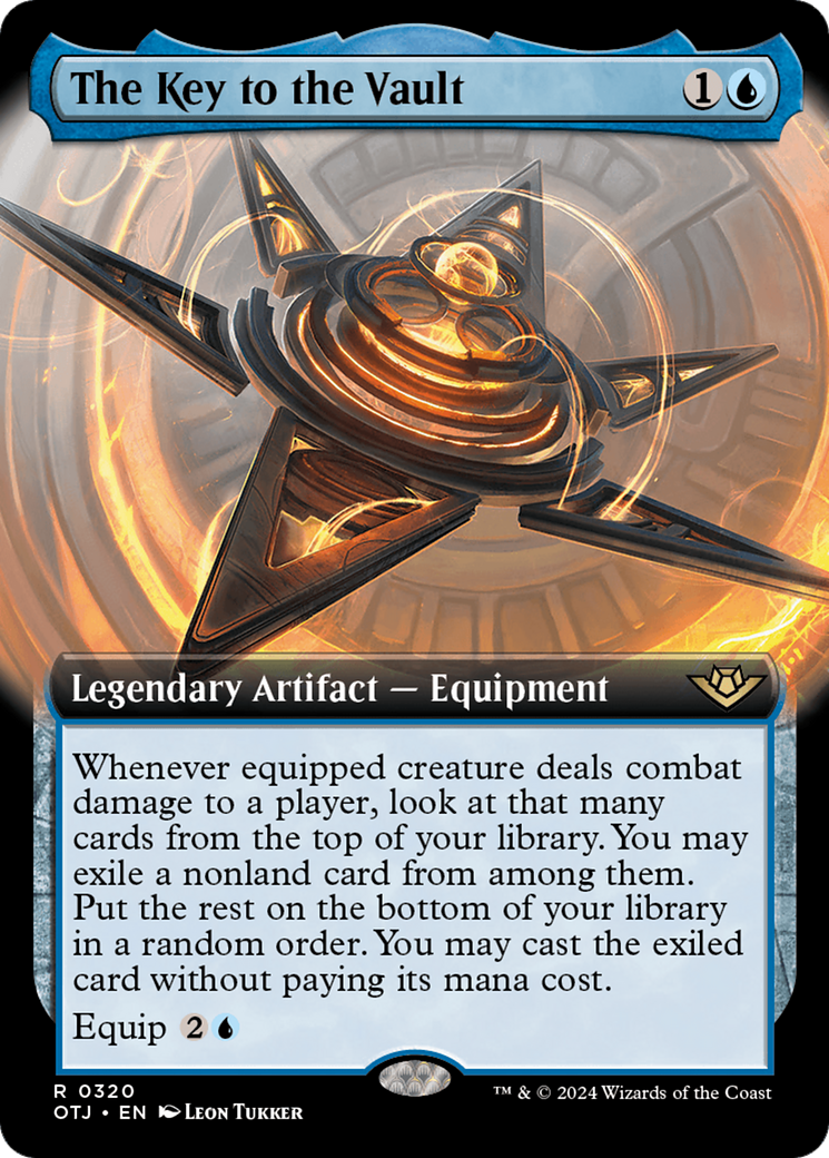 The Key to the Vault (Extended Art) [Outlaws of Thunder Junction] | Jomio and Rueliete's Cards and Comics