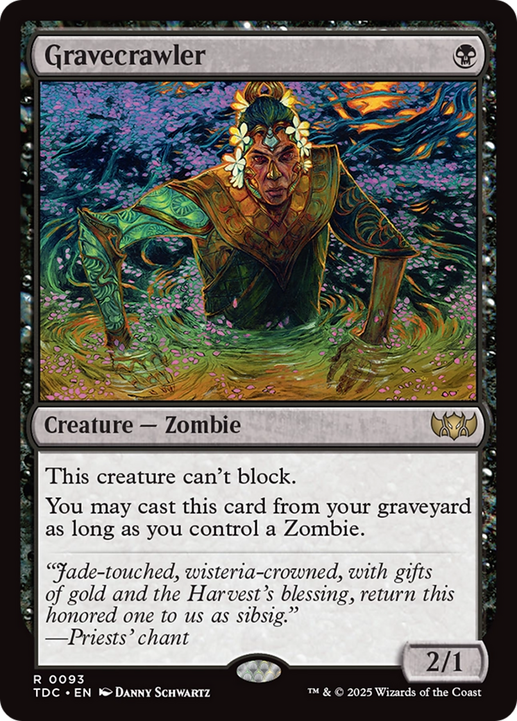 Gravecrawler [Tarkir: Dragonstorm Commander] | Jomio and Rueliete's Cards and Comics
