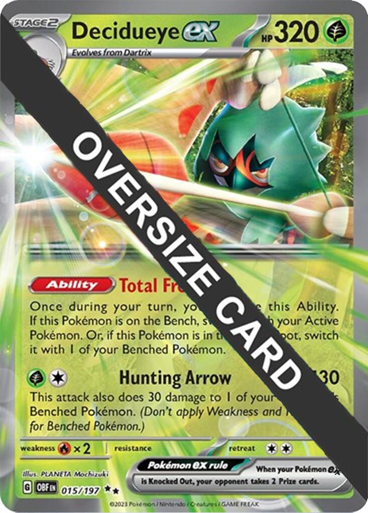 Decidueye ex (015/197) (Jumbo Card) [Miscellaneous Cards] | Jomio and Rueliete's Cards and Comics