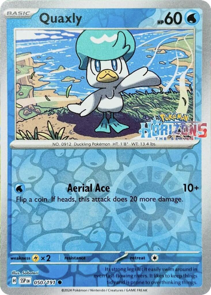 Quaxly (050/191) (Pokemon Horizons Stamp) [Miscellaneous Cards] | Jomio and Rueliete's Cards and Comics