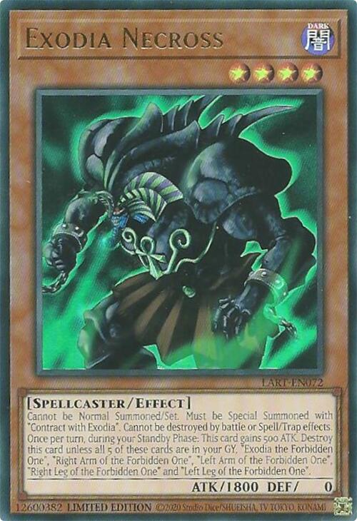 Exodia Necross [LART-EN072] Ultra Rare | Jomio and Rueliete's Cards and Comics