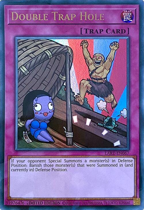 Double Trap Hole [LART-EN067] Ultra Rare | Jomio and Rueliete's Cards and Comics