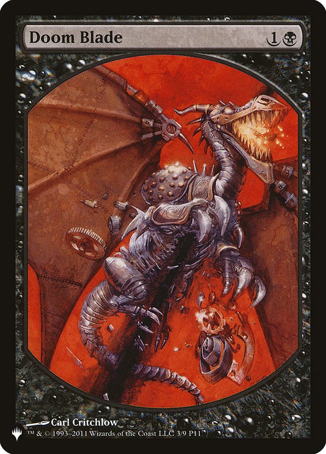 Doom Blade [The List] | Jomio and Rueliete's Cards and Comics
