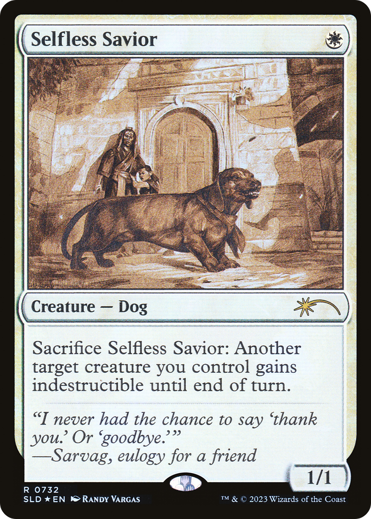 Selfless Savior (Sketch) [Secret Lair Drop Promos] | Jomio and Rueliete's Cards and Comics