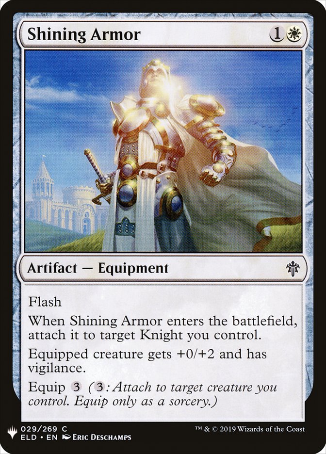 Shining Armor [Mystery Booster] | Jomio and Rueliete's Cards and Comics