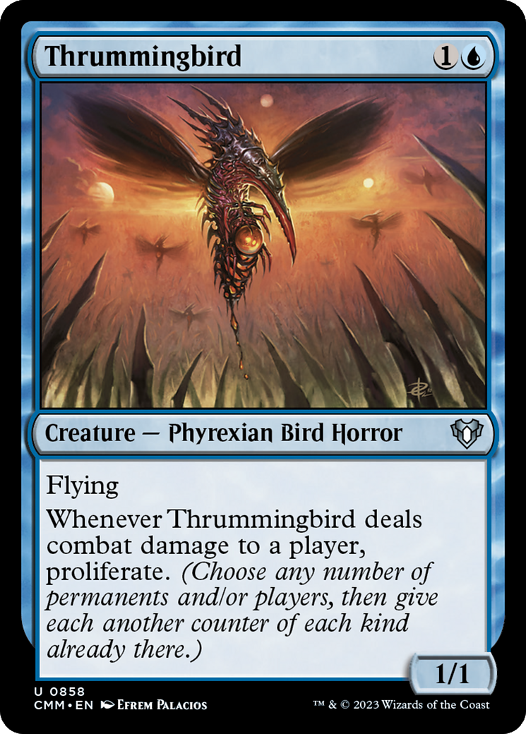 Thrummingbird [Commander Masters] | Jomio and Rueliete's Cards and Comics