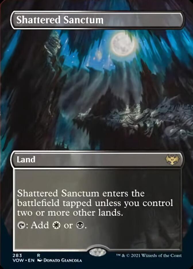 Shattered Sanctum (Borderless Alternate Art) [Innistrad: Crimson Vow] | Jomio and Rueliete's Cards and Comics
