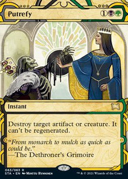 Putrefy (Foil Etched) [Strixhaven: School of Mages Mystical Archive] | Jomio and Rueliete's Cards and Comics