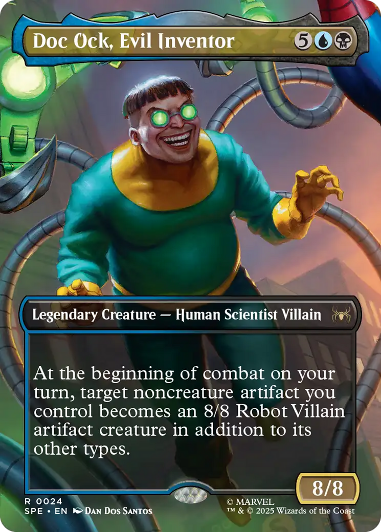 Doc Ock, Evil Inventor (Borderless) [Marvel's Spider-Man: Eternal-Legal] | Jomio and Rueliete's Cards and Comics