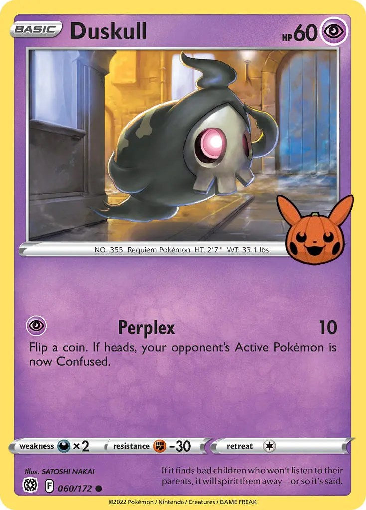 Duskull (060/172) [Trick or Trade] | Jomio and Rueliete's Cards and Comics