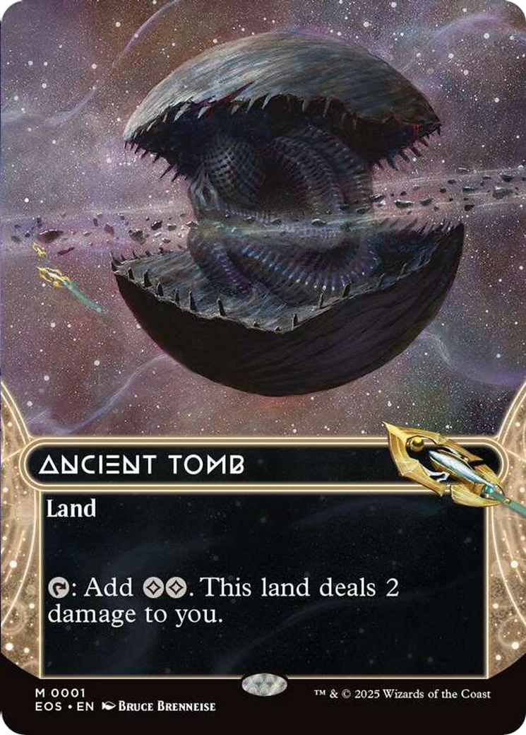 Ancient Tomb (0001) (Borderless) [Edge of Eternities: Stellar Sights] | Jomio and Rueliete's Cards and Comics