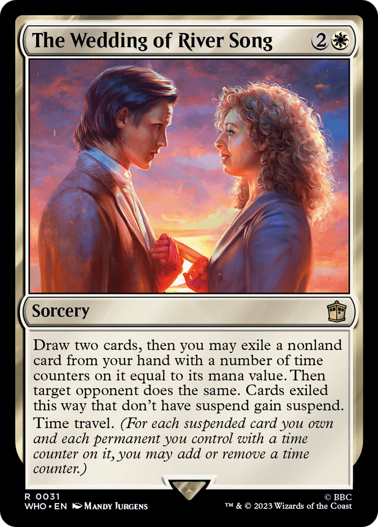 The Wedding of River Song [Doctor Who] | Jomio and Rueliete's Cards and Comics