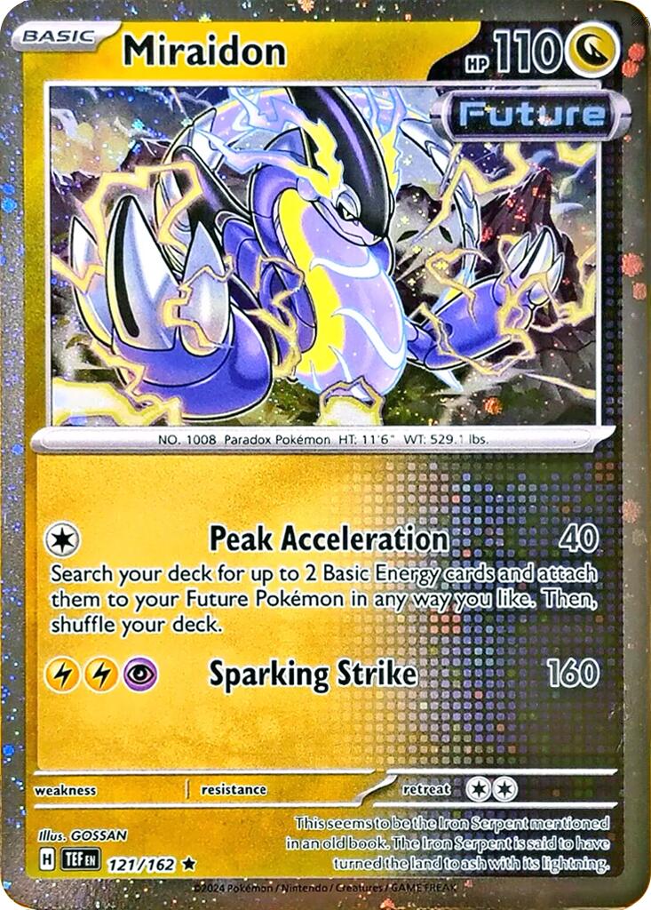 Miraidon (121/162) (Cosmos Holo) [Miscellaneous Cards] | Jomio and Rueliete's Cards and Comics