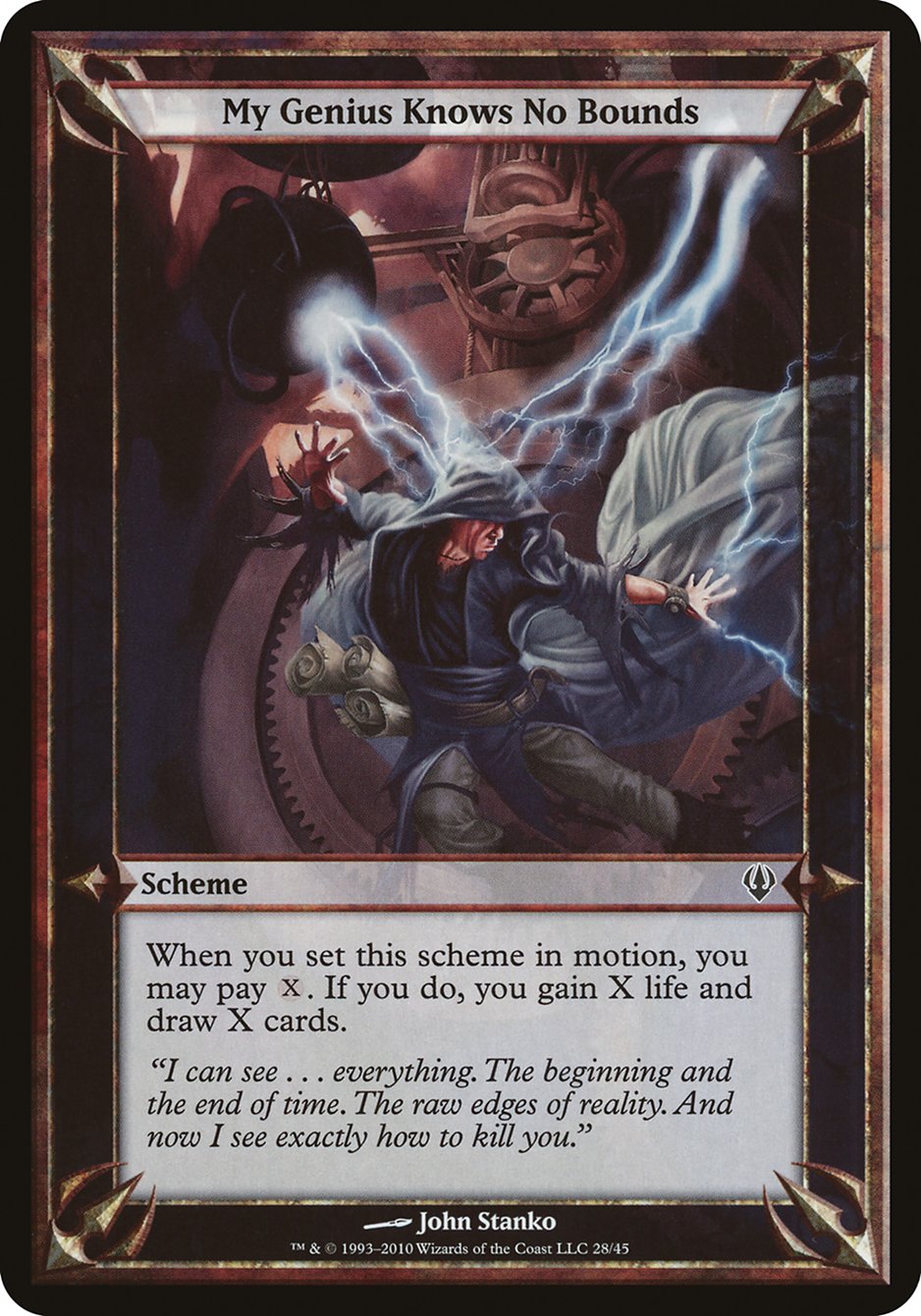 My Genius Knows No Bounds (Schemes) [Archenemy Schemes] | Jomio and Rueliete's Cards and Comics
