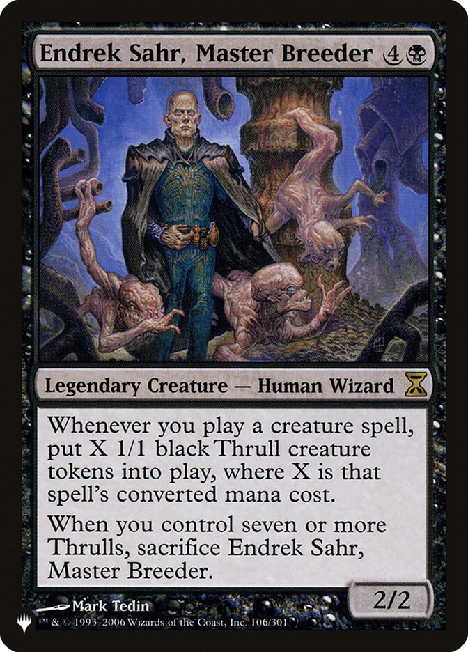 Endrek Sahr, Master Breeder [The List] | Jomio and Rueliete's Cards and Comics