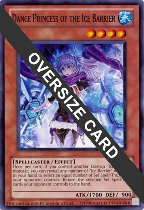 Dance Princess of the Ice Barrier (Oversized) [STBL-EN033] Promo | Jomio and Rueliete's Cards and Comics