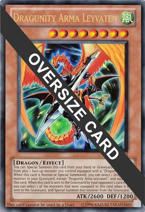 Dragunity Arma Leyvaten (Oversized) [SDDL-EN001] Promo | Jomio and Rueliete's Cards and Comics