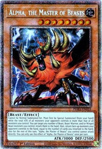 Alpha, the Master of Beasts (Starlight Rare) [PHRA-EN023] Starlight Rare | Jomio and Rueliete's Cards and Comics