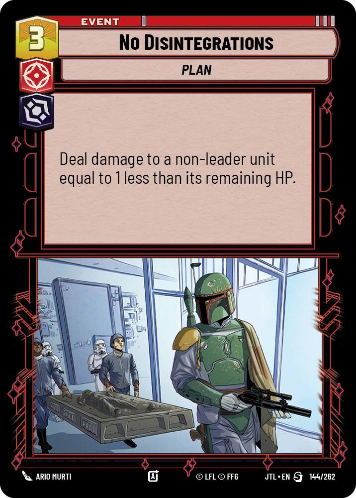 No Disintegrations (144/262) (144/257) [Jump to Lightspeed] | Jomio and Rueliete's Cards and Comics