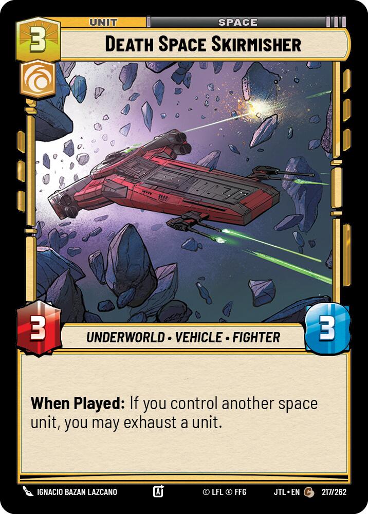 Death Space Skirmisher (217/262) (217/257) [Jump to Lightspeed] | Jomio and Rueliete's Cards and Comics