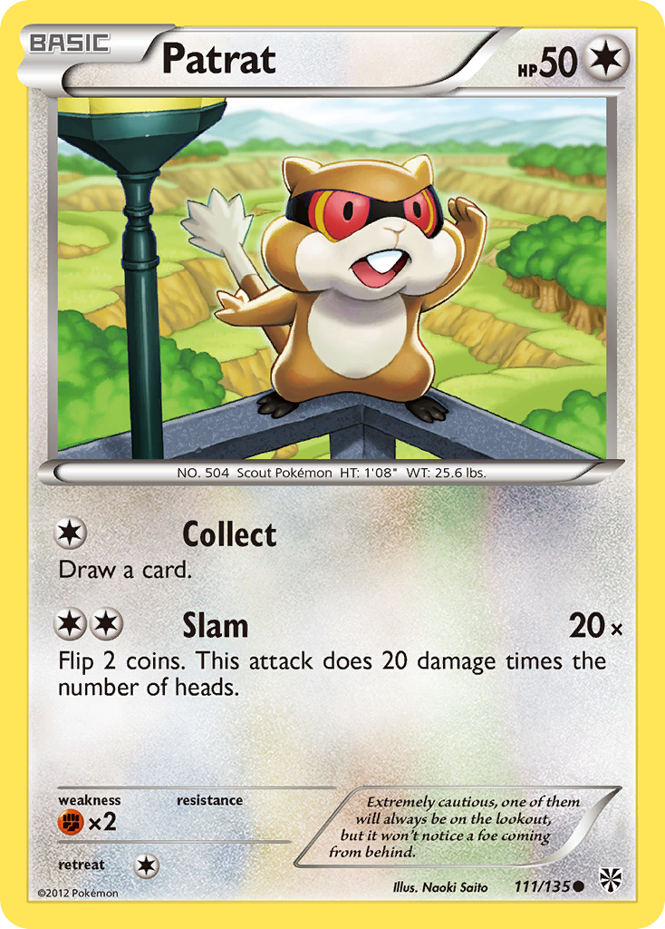Patrat (111/135) [Black & White: Plasma Storm] | Jomio and Rueliete's Cards and Comics