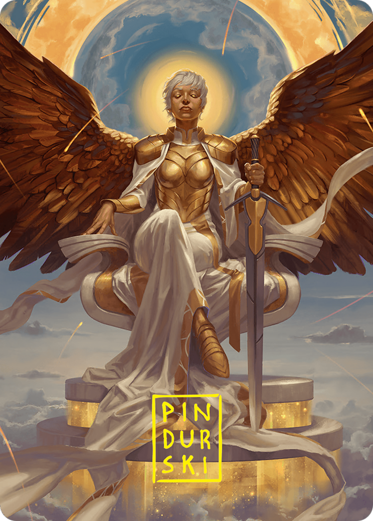 Herald of Eternal Dawn Art Card (27/54) (Gold-Stamped Signature) [Foundations Art Series] | Jomio and Rueliete's Cards and Comics