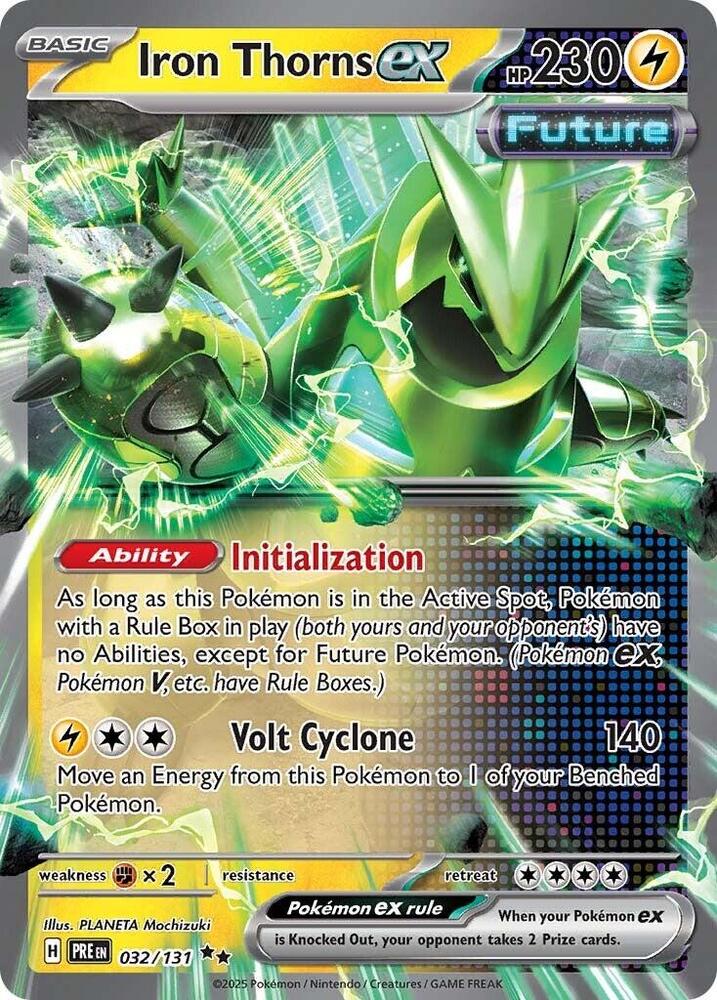 Iron Thorns ex (032/131) [Scarlet & Violet: Prismatic Evolutions] | Jomio and Rueliete's Cards and Comics