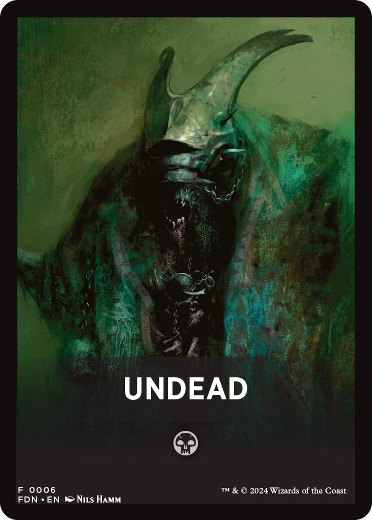 Undead Theme Card [Foundations Tokens] | Jomio and Rueliete's Cards and Comics