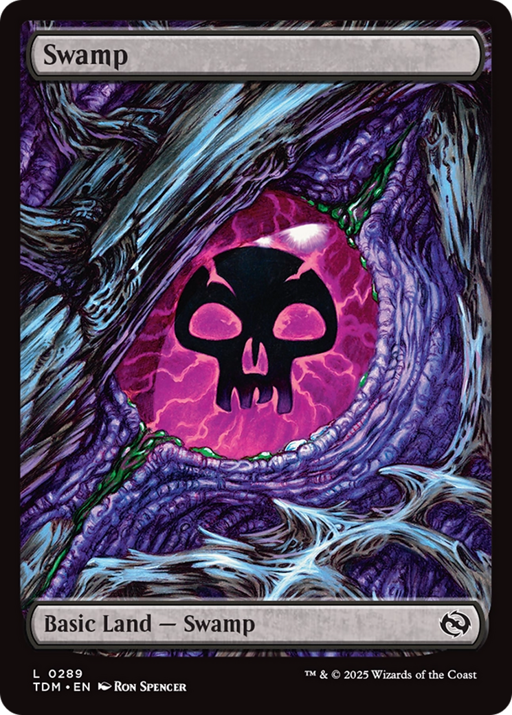Swamp (0289) [Tarkir: Dragonstorm] | Jomio and Rueliete's Cards and Comics
