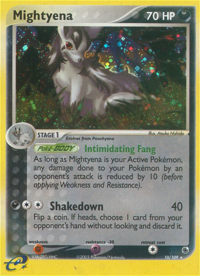 Mightyena (10/109) [EX: Ruby & Sapphire] | Jomio and Rueliete's Cards and Comics