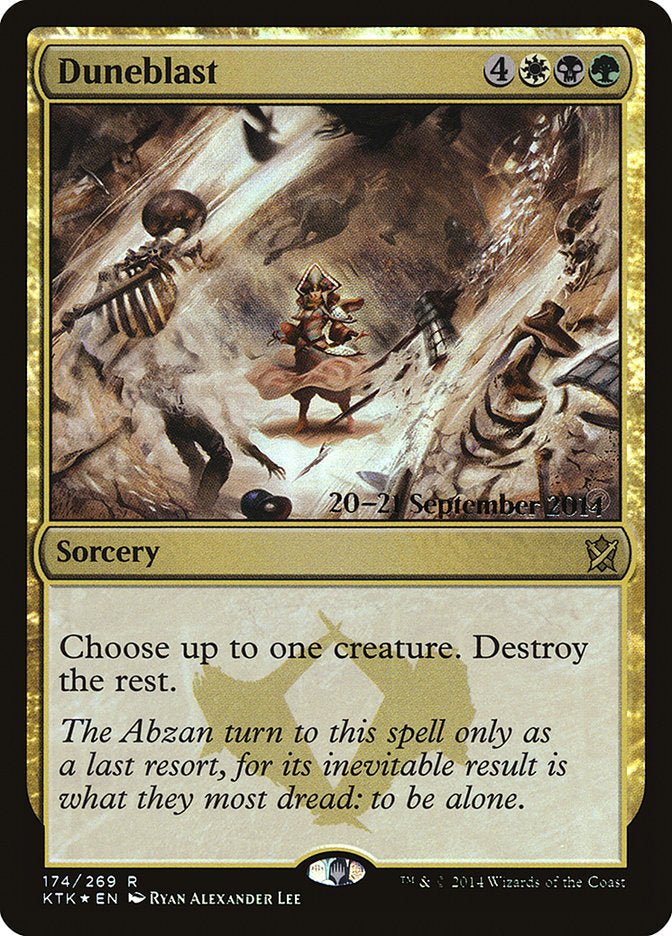 Duneblast [Khans of Tarkir Prerelease Promos] | Jomio and Rueliete's Cards and Comics