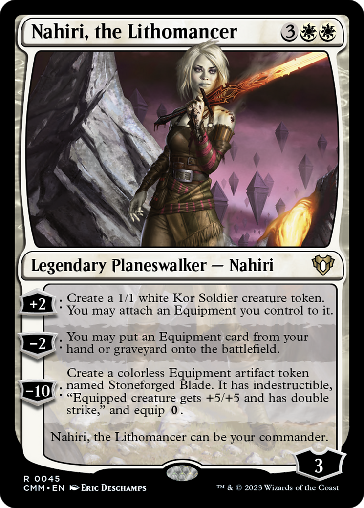 Nahiri, the Lithomancer [Commander Masters] | Jomio and Rueliete's Cards and Comics