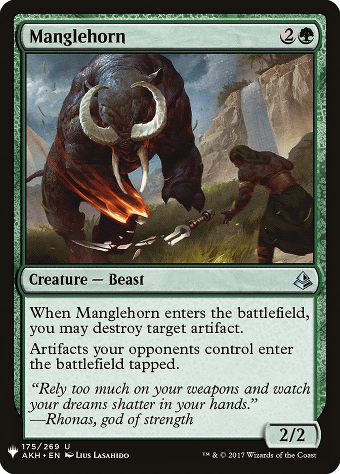Manglehorn [Mystery Booster] | Jomio and Rueliete's Cards and Comics