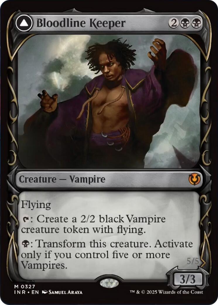 Bloodline Keeper // Lord of Lineage (Showcase) [Innistrad Remastered] | Jomio and Rueliete's Cards and Comics