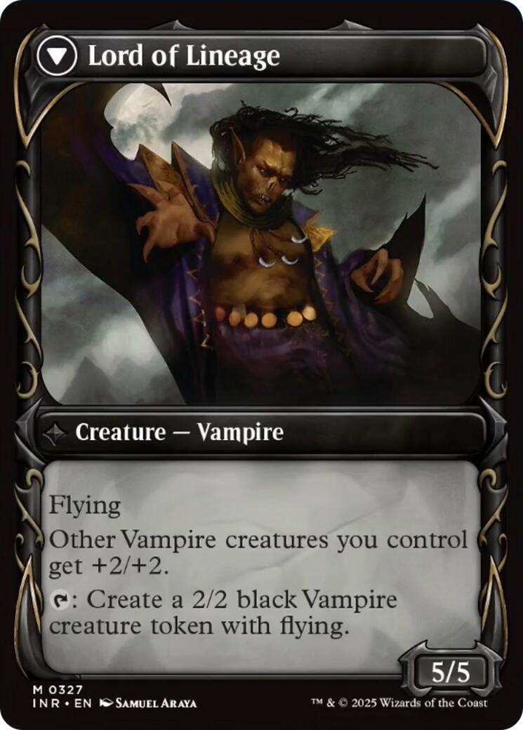 Bloodline Keeper // Lord of Lineage (Showcase) [Innistrad Remastered] | Jomio and Rueliete's Cards and Comics