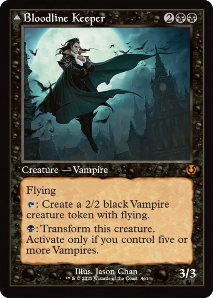 Bloodline Keeper // Lord of Lineage (Retro Frame) [Innistrad Remastered] | Jomio and Rueliete's Cards and Comics