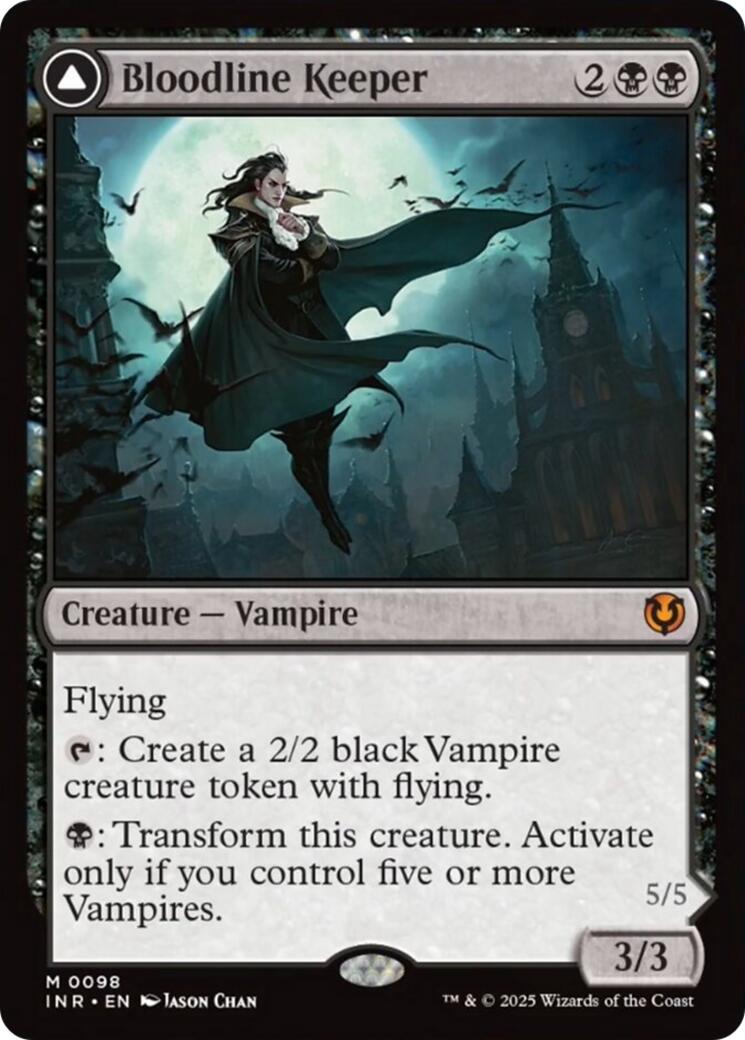 Bloodline Keeper // Lord of Lineage [Innistrad Remastered] | Jomio and Rueliete's Cards and Comics