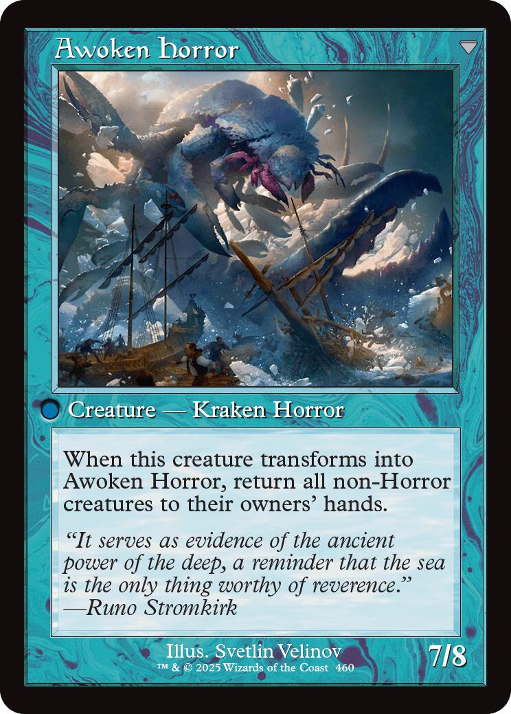 Thing in the Ice // Awoken Horror (Retro Frame) [Innistrad Remastered] | Jomio and Rueliete's Cards and Comics
