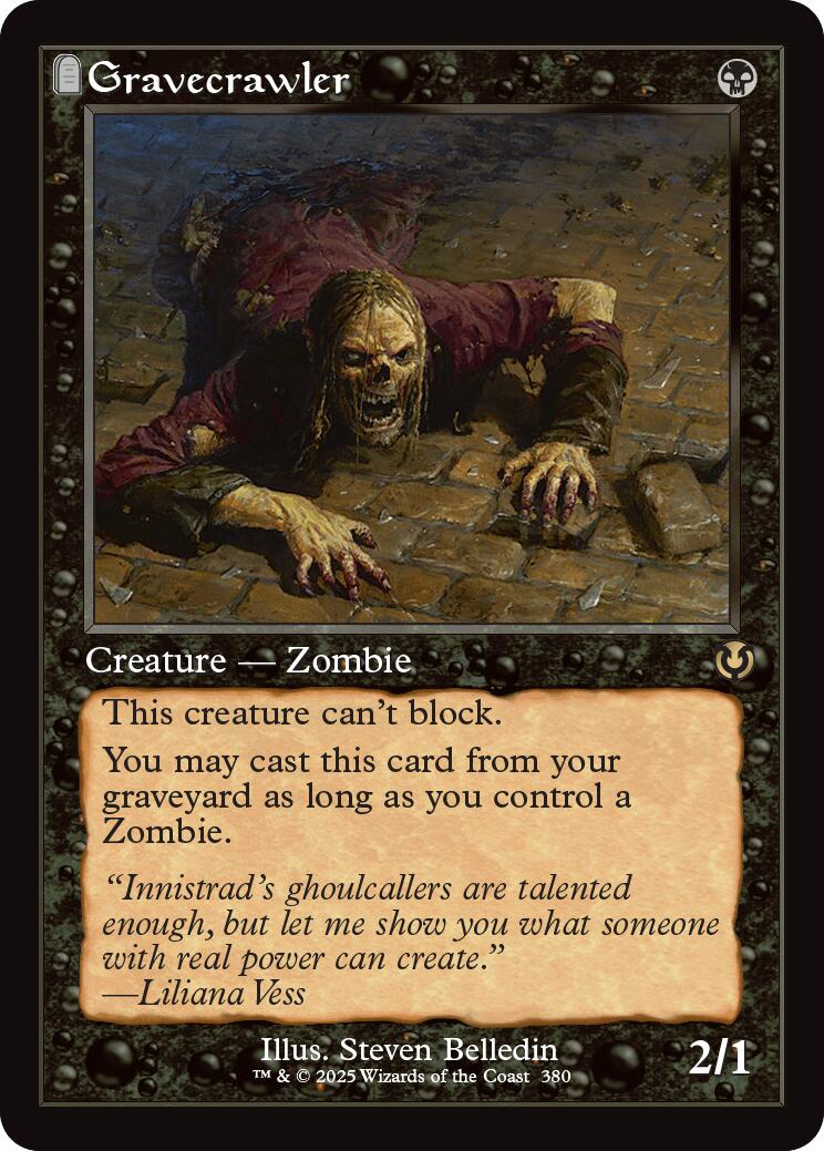 Gravecrawler (Retro Frame) [Innistrad Remastered] | Jomio and Rueliete's Cards and Comics
