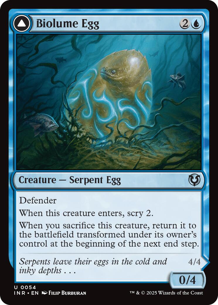 Biolume Egg // Biolume Serpent [Innistrad Remastered] | Jomio and Rueliete's Cards and Comics