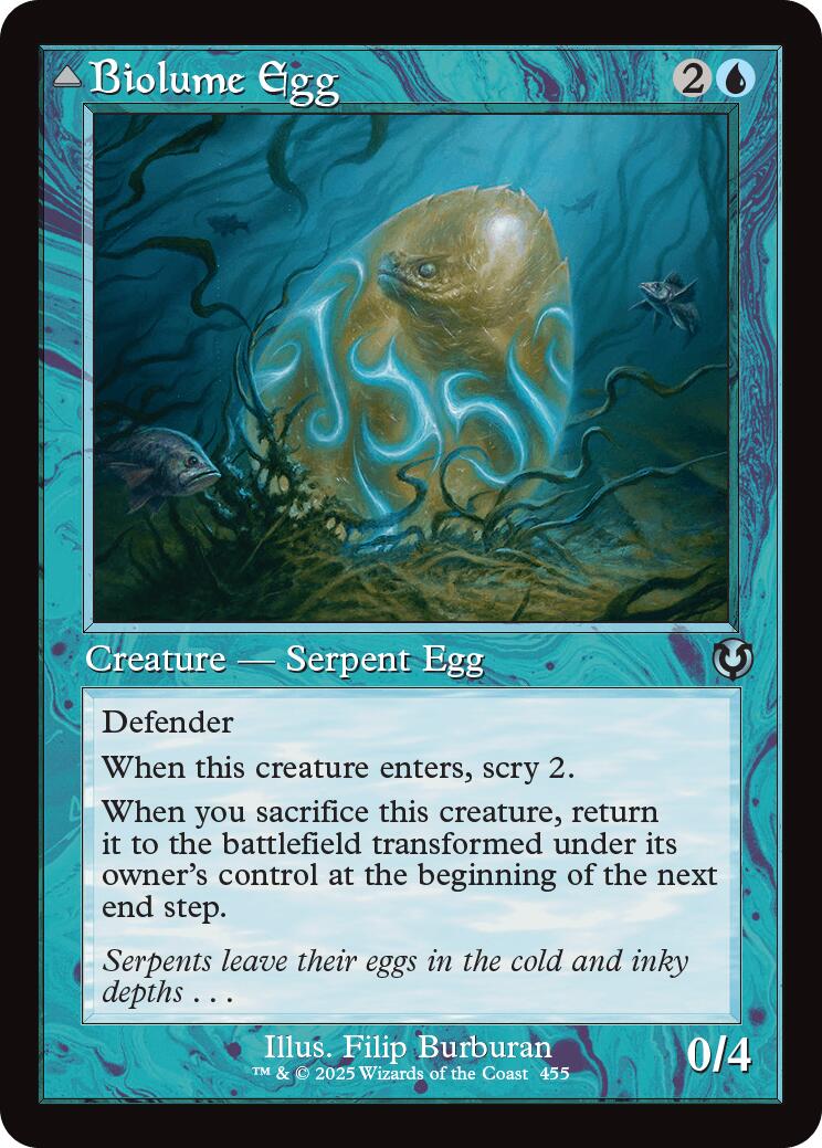 Biolume Egg // Biolume Serpent (Retro Frame) [Innistrad Remastered] | Jomio and Rueliete's Cards and Comics
