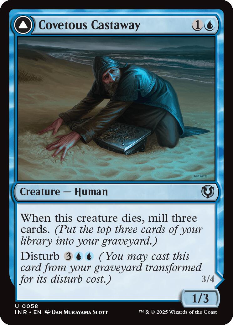 Covetous Castaway // Ghostly Castigator [Innistrad Remastered] | Jomio and Rueliete's Cards and Comics