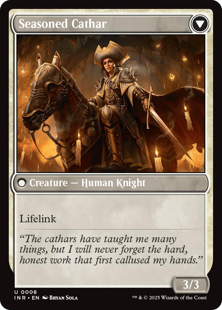 Ambitious Farmhand // Seasoned Cathar [Innistrad Remastered] | Jomio and Rueliete's Cards and Comics