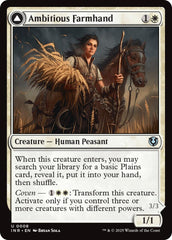 Ambitious Farmhand // Seasoned Cathar [Innistrad Remastered] | Jomio and Rueliete's Cards and Comics